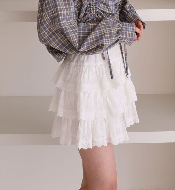 archives「コットンレースフリルミニＳＫ」|スカート|