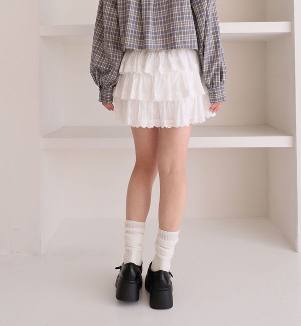 archives「コットンレースフリルミニＳＫ」|スカート|