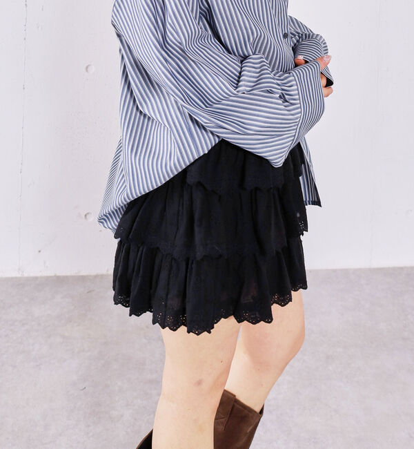 archives「コットンレースフリルミニＳＫ」|スカート|