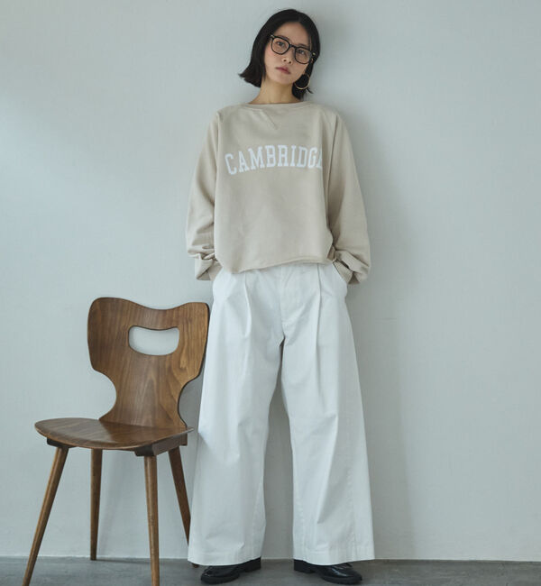 Doux archives「カレッジロゴスウェット」|Tシャツ・カットソー|