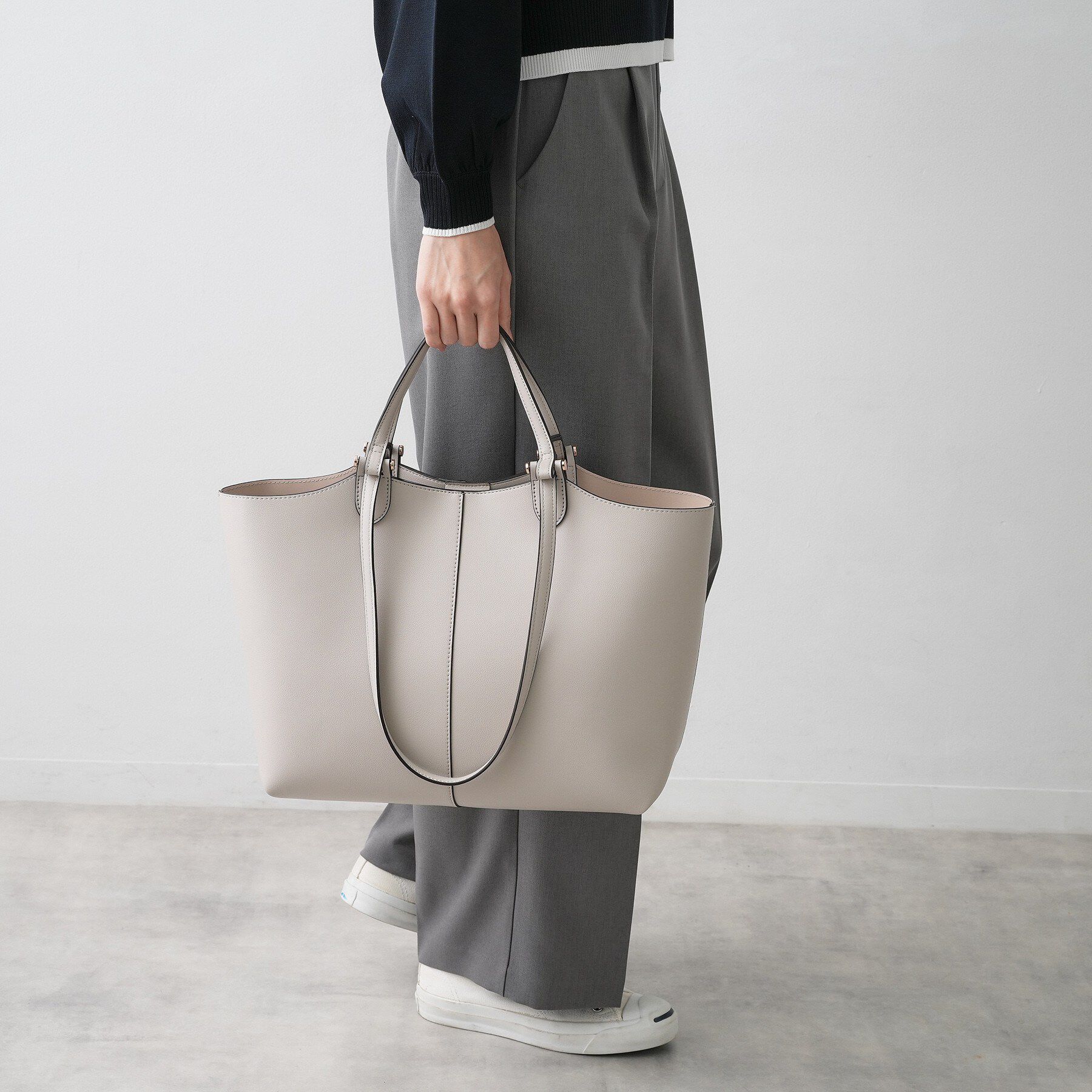 Dessin「【A4収納可/2WAY】横長トートバッグ」|トートバッグ|