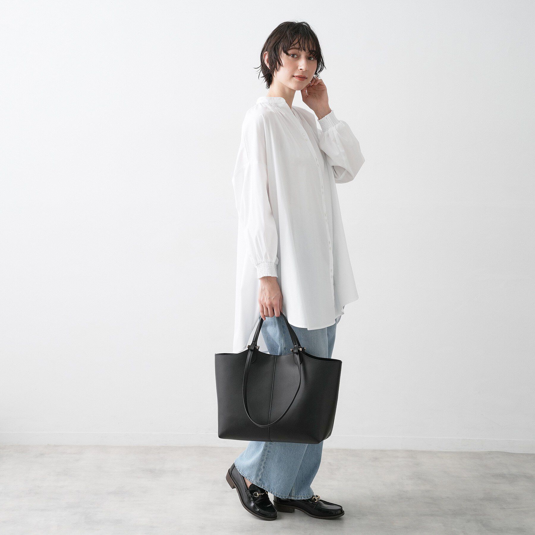 Dessin「【A4収納可/2WAY】横長トートバッグ」|トートバッグ|