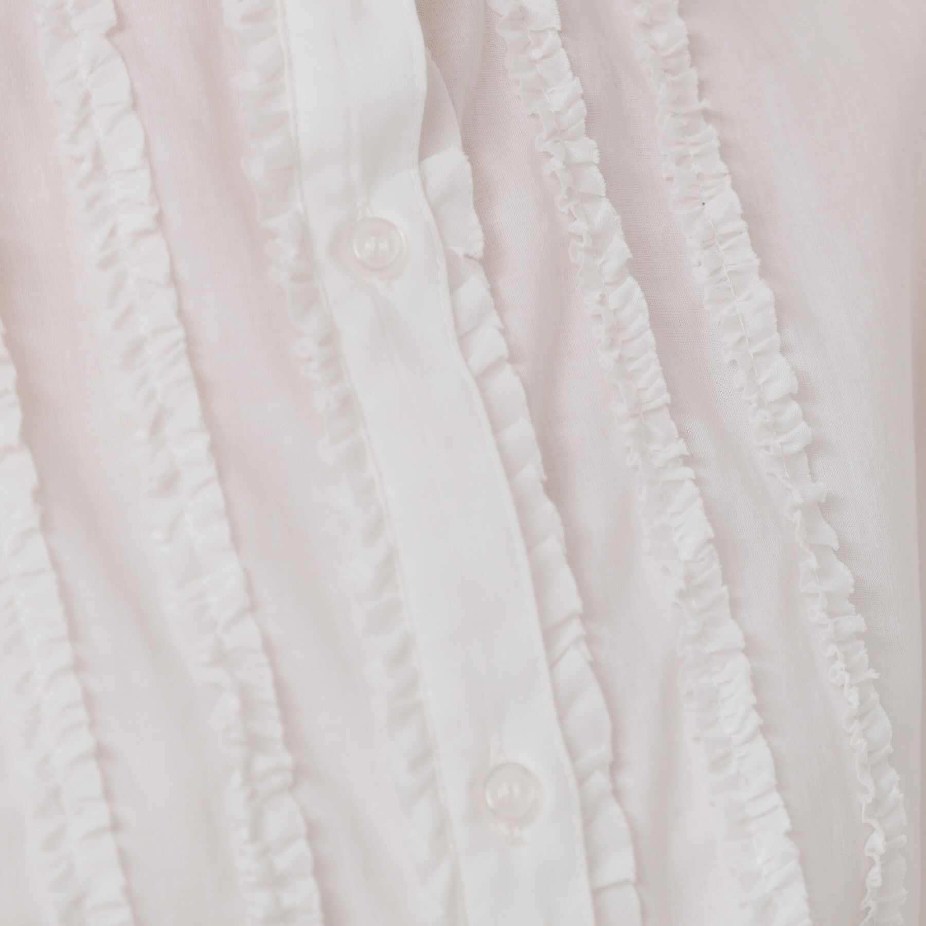 SunaUna「【コンパクトフリル／3色展開】フレンチスリーブブラウス」|シャツ・ブラウス|