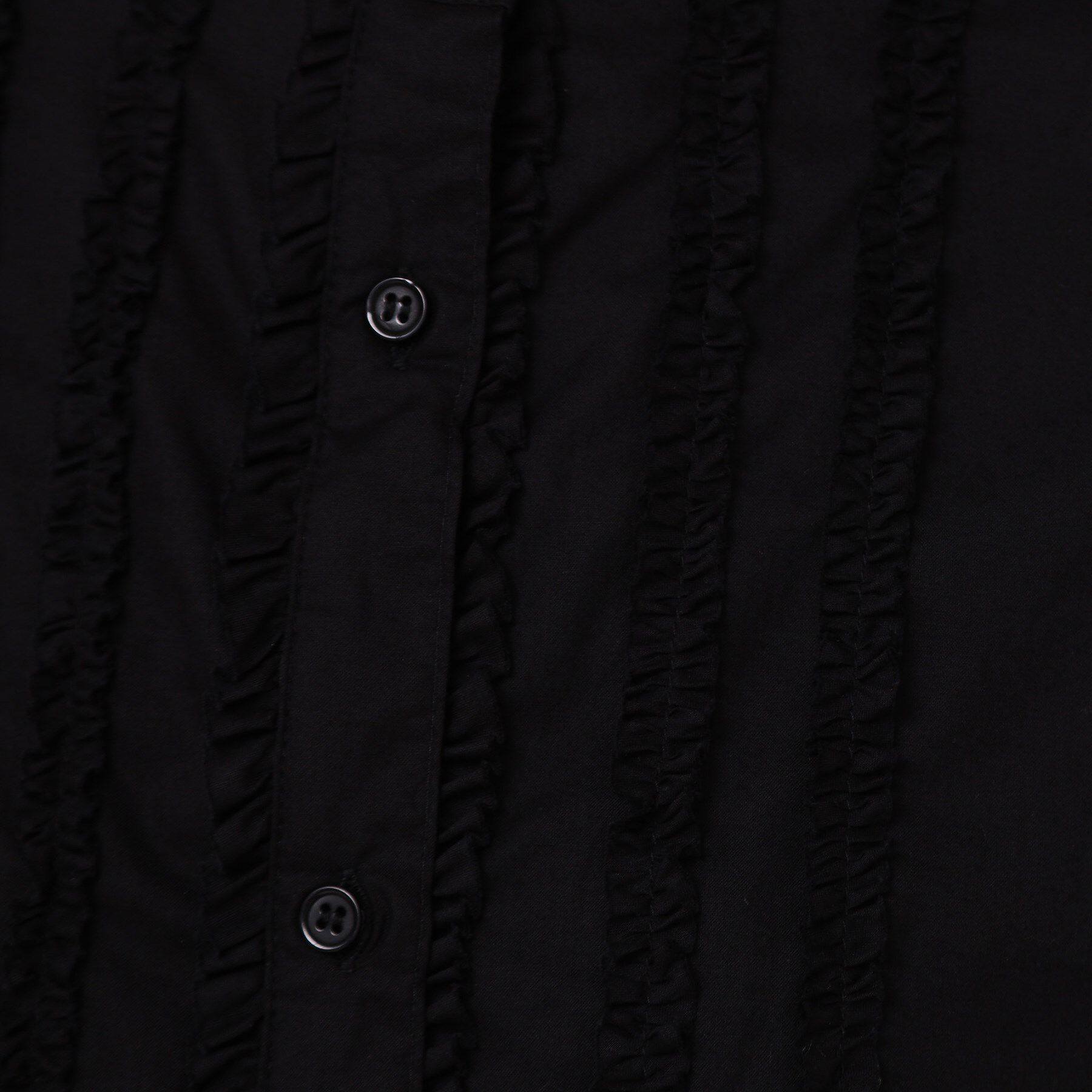 SunaUna「【コンパクトフリル／3色展開】フレンチスリーブブラウス」|シャツ・ブラウス|