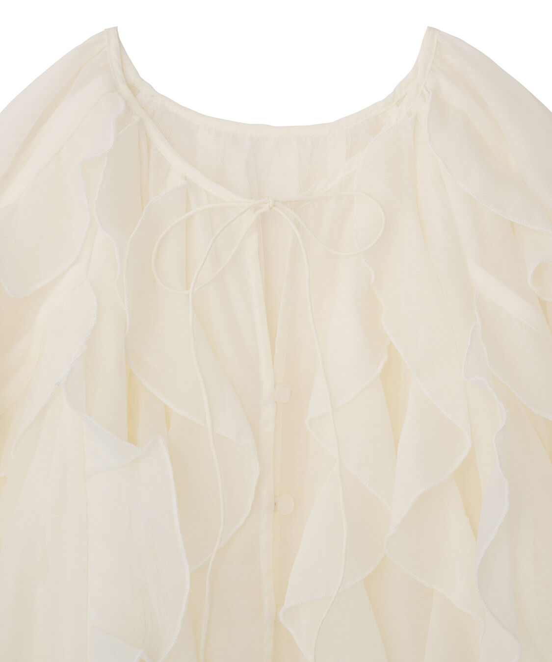 COCO DEAL「メニーフリルブラウス」|シャツ・ブラウス|