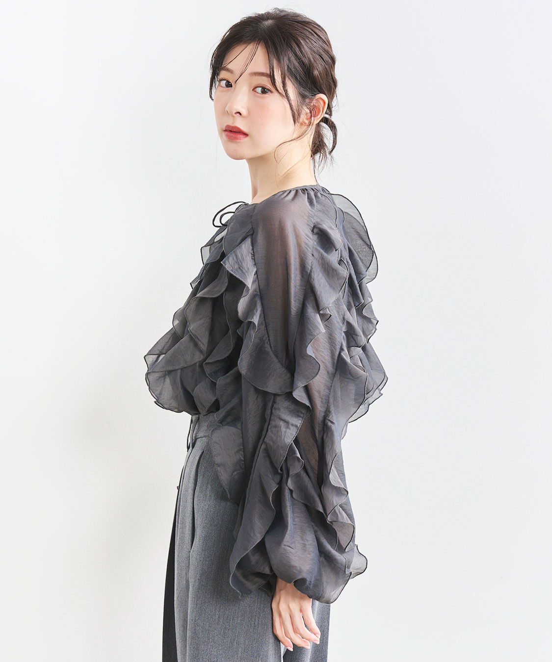 COCO DEAL「メニーフリルブラウス」|シャツ・ブラウス|