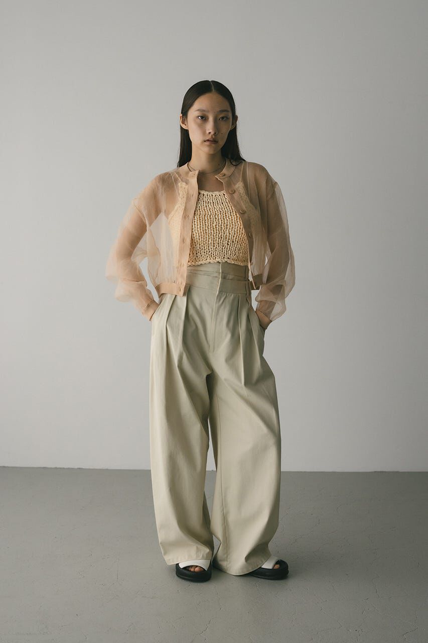 STYLEMIXER「シアーコンビネーションカーディガン」|カーディガン|