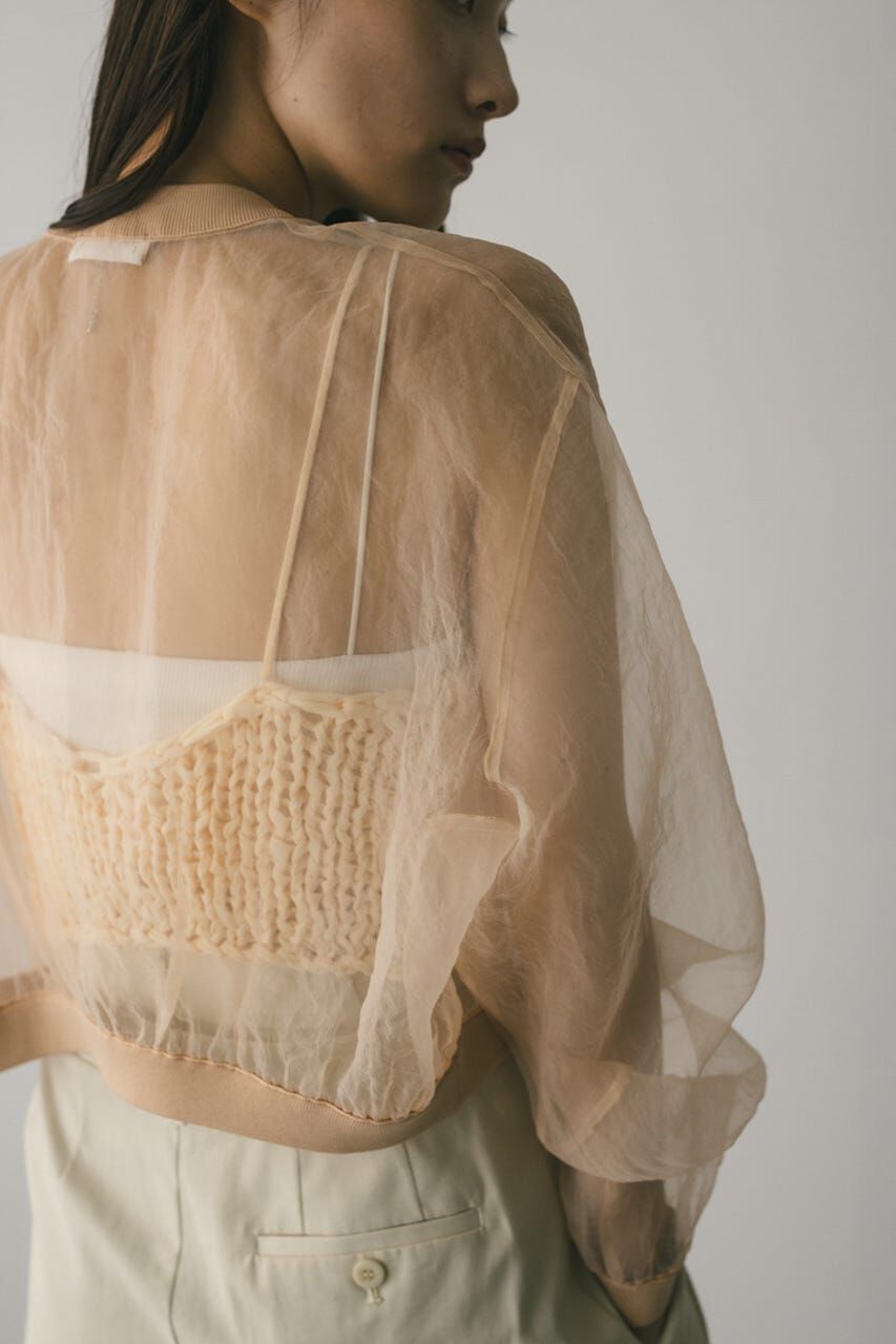 STYLEMIXER「シアーコンビネーションカーディガン」|カーディガン|