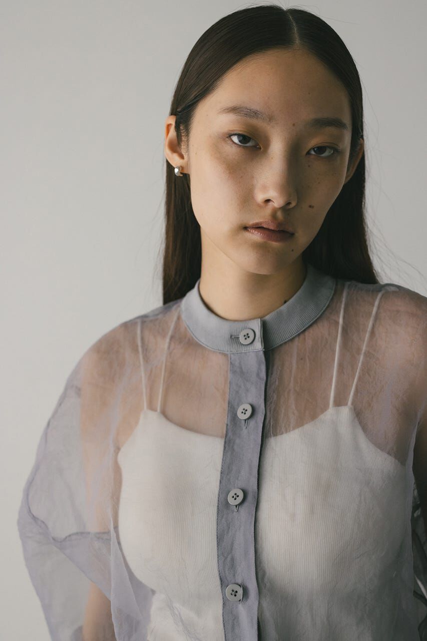 STYLEMIXER「シアーコンビネーションカーディガン」|カーディガン|