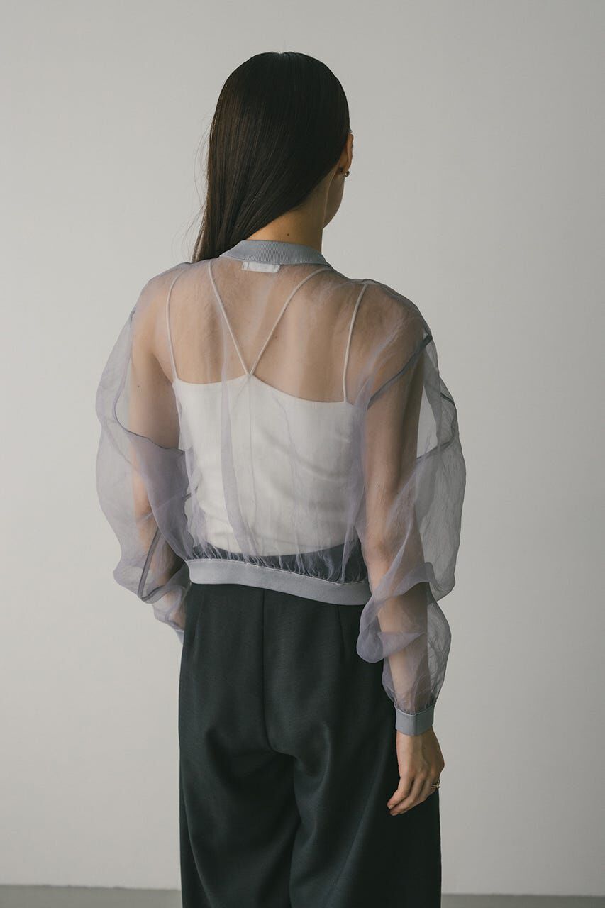 STYLEMIXER「シアーコンビネーションカーディガン」|カーディガン|