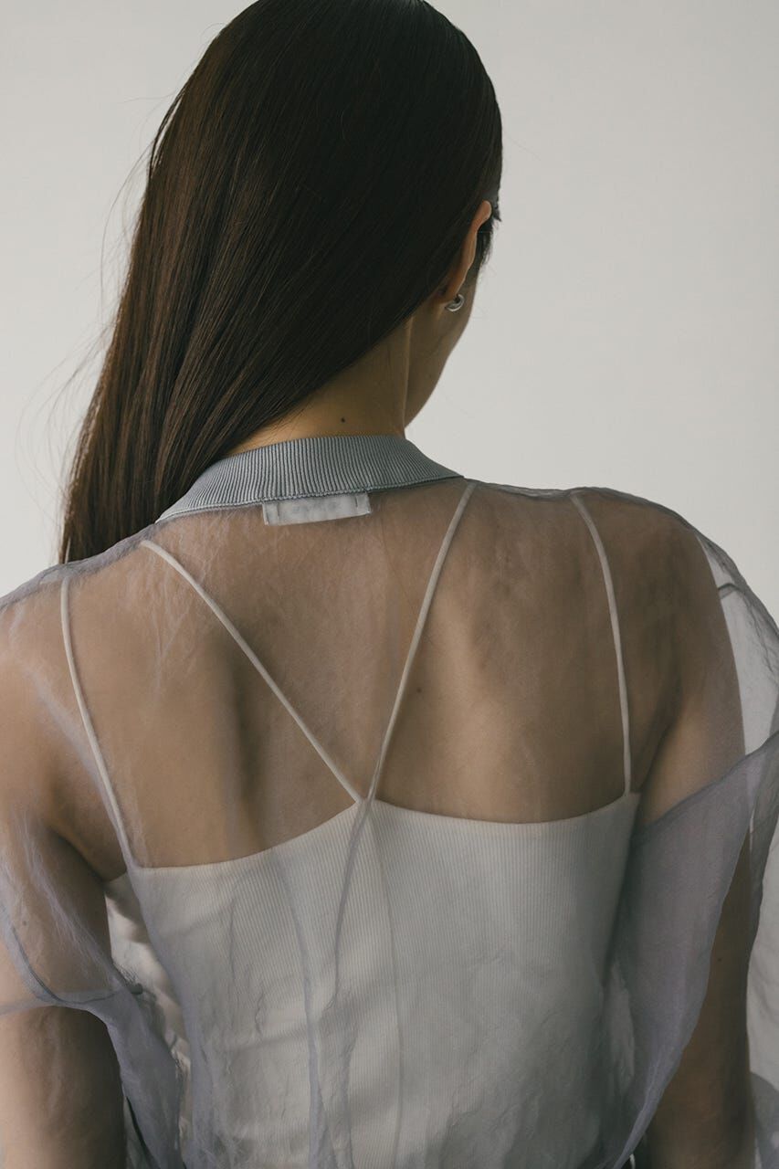 STYLEMIXER「シアーコンビネーションカーディガン」|カーディガン|