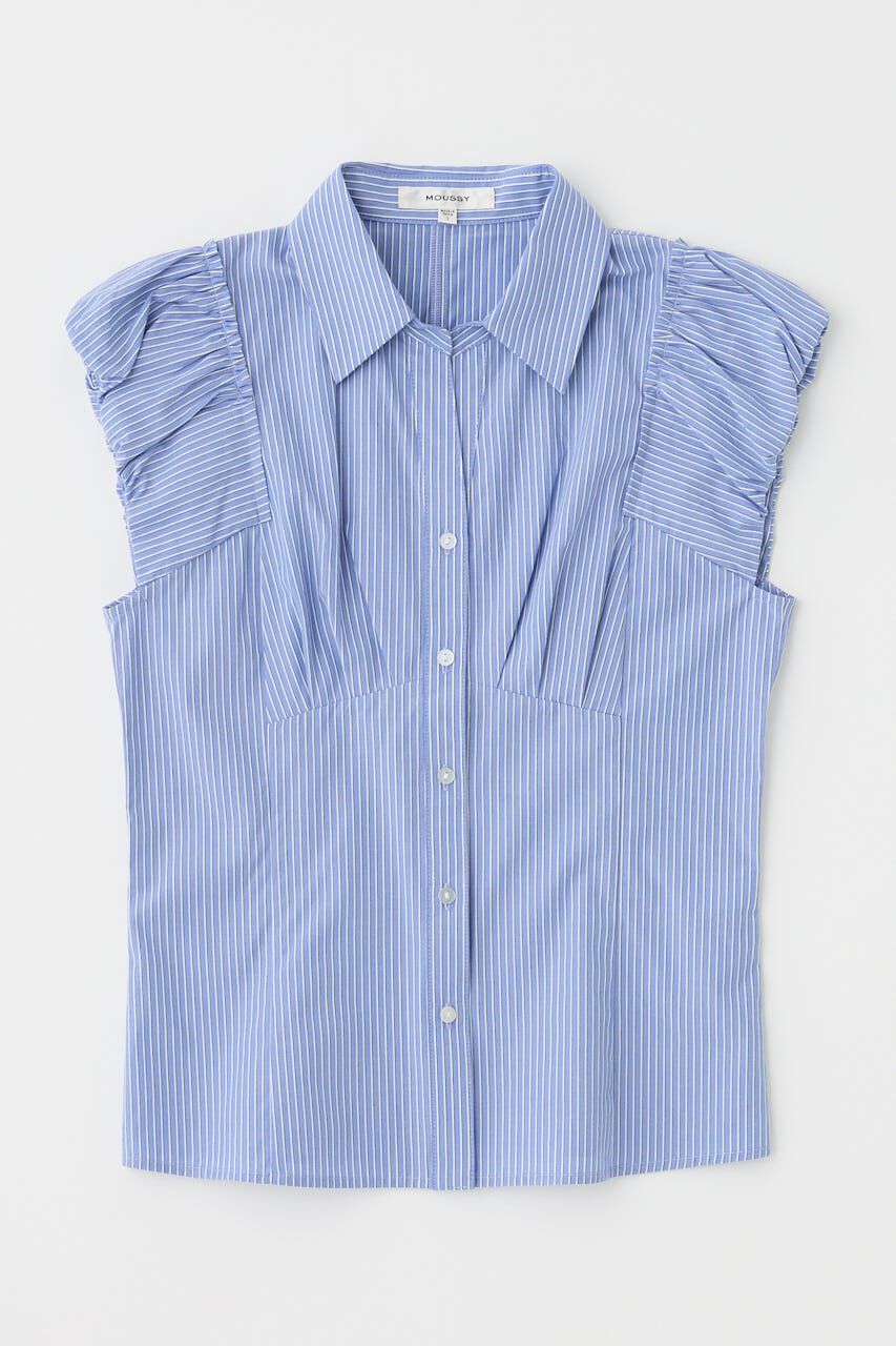 MOUSSY「PIN STRIPE FIT シャツ」|シャツ・ブラウス|