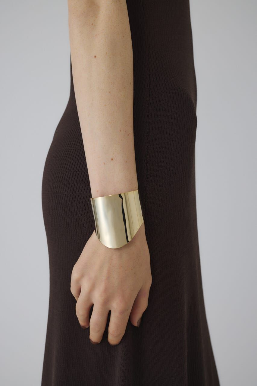 RIM.ARK 「Smooth curved cuffs bangle」|ブレスレット・バングル|GLD