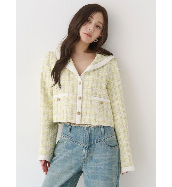 CALNAMUR「セーラーツイードジャケット」|その他|