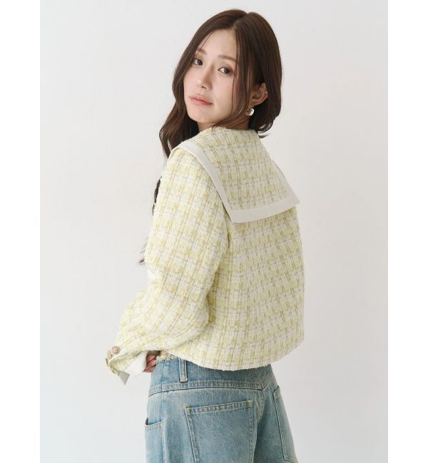 CALNAMUR「セーラーツイードジャケット」|その他|