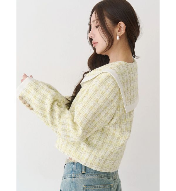 CALNAMUR「セーラーツイードジャケット」|その他|