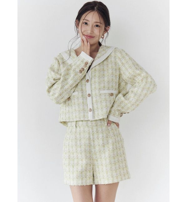 CALNAMUR「セーラーツイードジャケット」|その他|