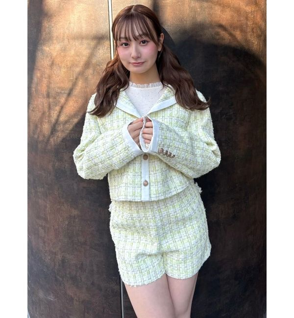 CALNAMUR「セーラーツイードジャケット」|その他|