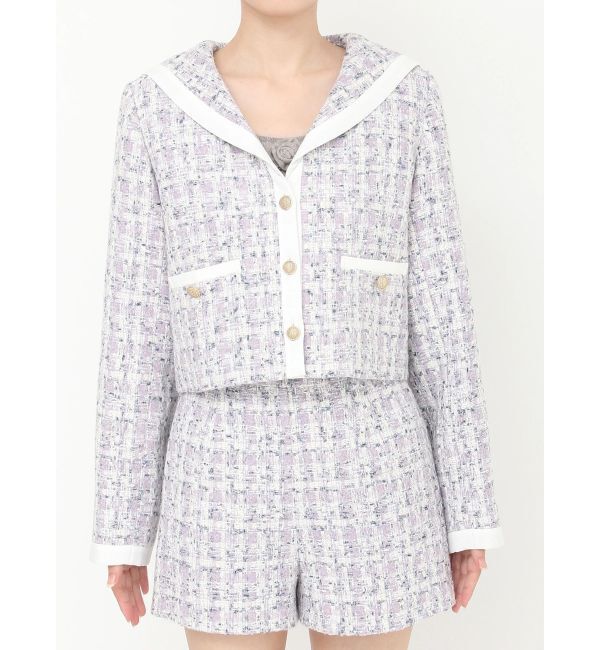 CALNAMUR「セーラーツイードジャケット」|その他|