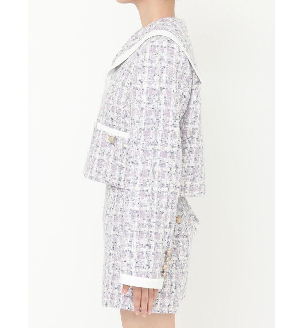 CALNAMUR「セーラーツイードジャケット」|その他|