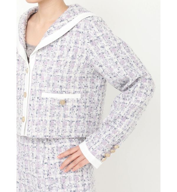 CALNAMUR「セーラーツイードジャケット」|その他|