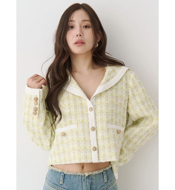 CALNAMUR「セーラーツイードジャケット」|その他|