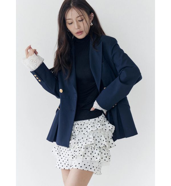 CALNAMUR「ダブルブレストペプラムジャケット」|その他|