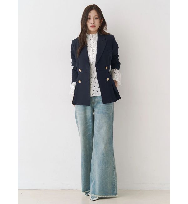 CALNAMUR「ダブルブレストペプラムジャケット」|その他|