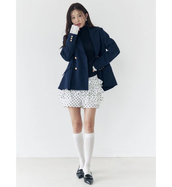 CALNAMUR「ダブルブレストペプラムジャケット」|その他|