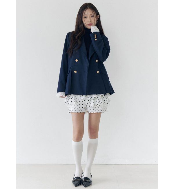 CALNAMUR「ダブルブレストペプラムジャケット」|その他|