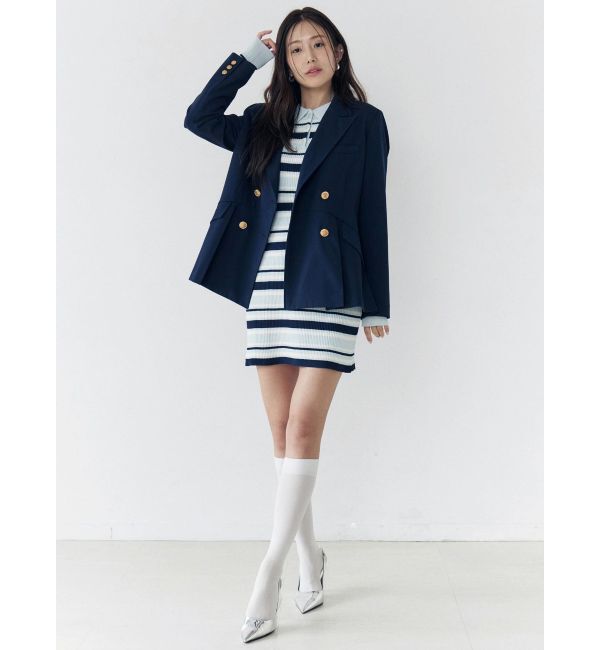 CALNAMUR「ダブルブレストペプラムジャケット」|その他|