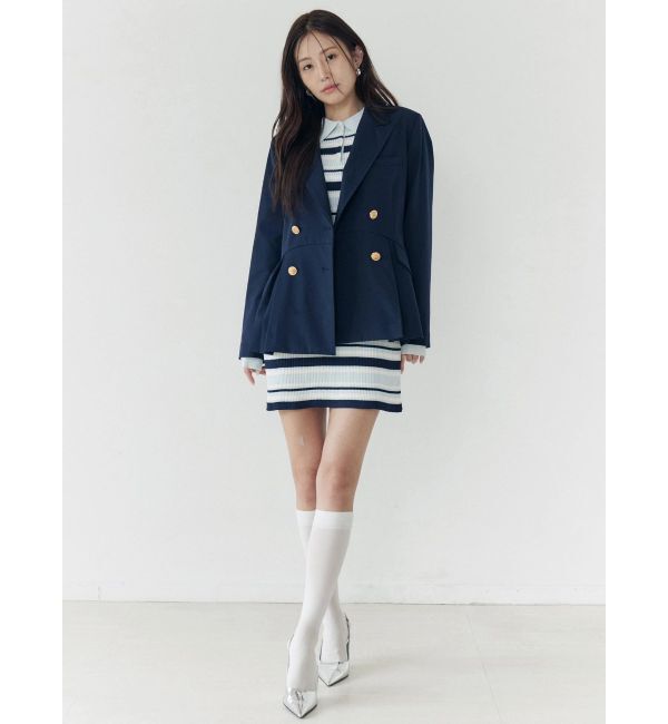 CALNAMUR「ダブルブレストペプラムジャケット」|その他|