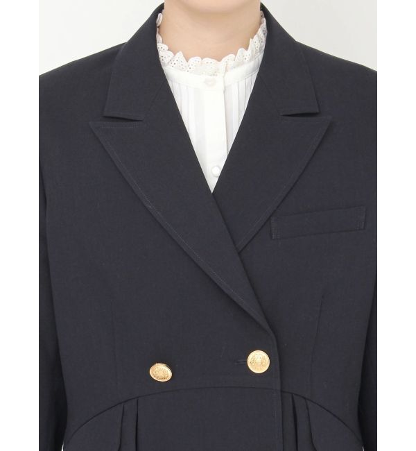 CALNAMUR「ダブルブレストペプラムジャケット」|その他|
