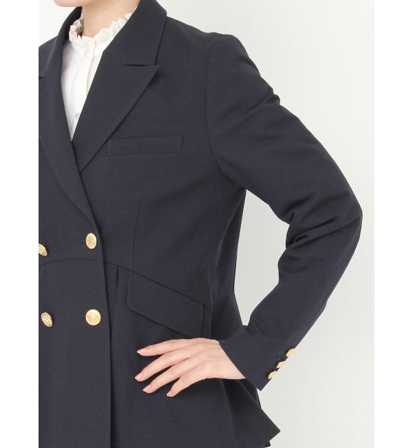 CALNAMUR「ダブルブレストペプラムジャケット」|その他|