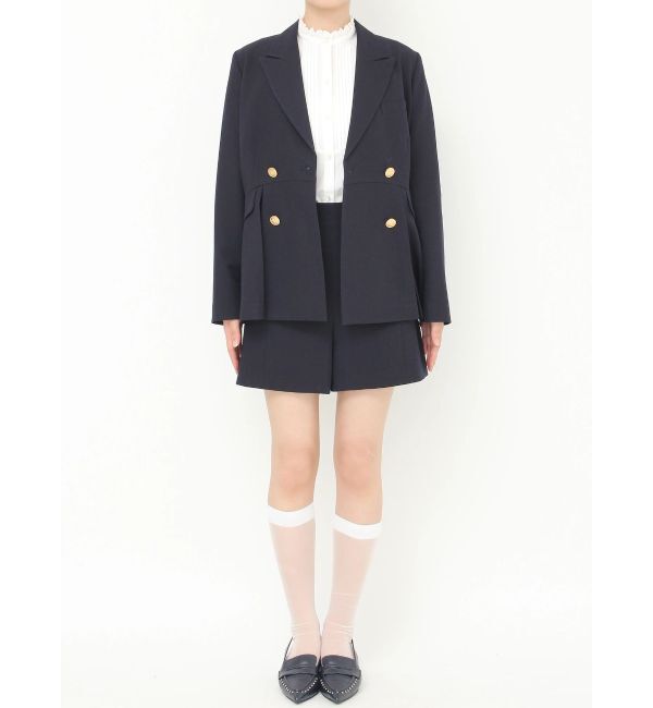 CALNAMUR「ダブルブレストペプラムジャケット」|その他|