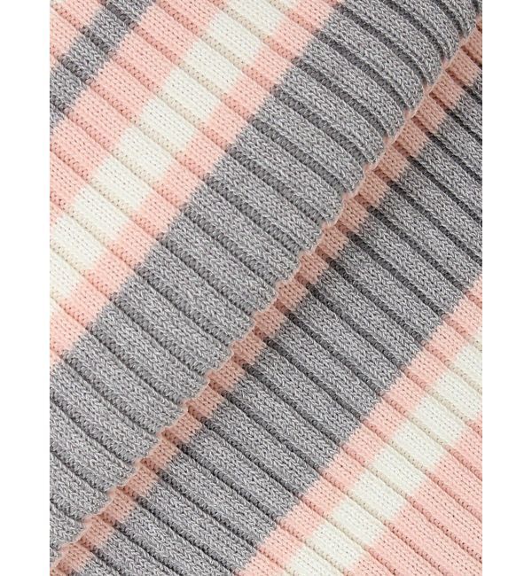 CALNAMUR「マルチボーダーポロニットワンピース」|ワンピース|