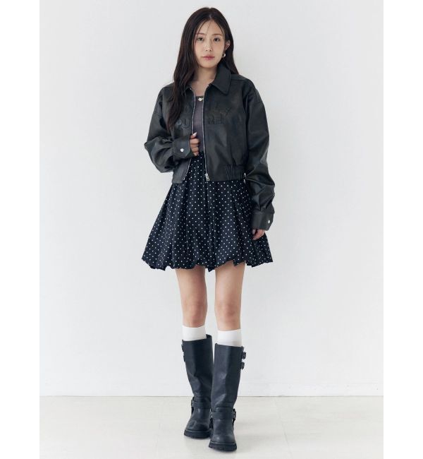 CALNAMUR「ドッキングバルーンミニワンピース」|ワンピース|