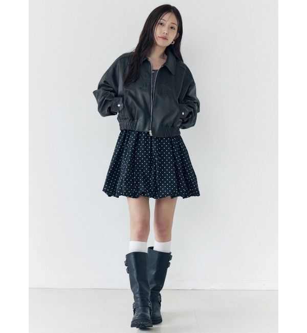 CALNAMUR「ドッキングバルーンミニワンピース」|ワンピース|