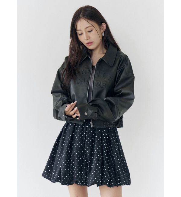 CALNAMUR「ドッキングバルーンミニワンピース」|ワンピース|