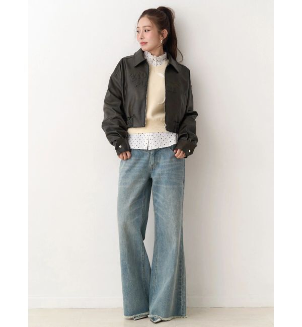 CALNAMUR「コットンフリルレースブラウス」|シャツ・ブラウス|