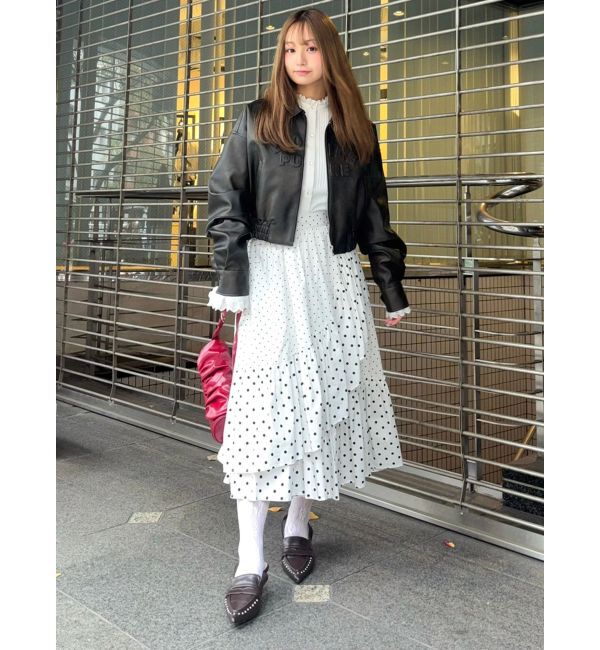 CALNAMUR「コットンフリルレースブラウス」|シャツ・ブラウス|