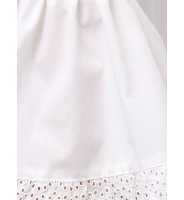 CALNAMUR「コットンフリルレースブラウス」|シャツ・ブラウス|