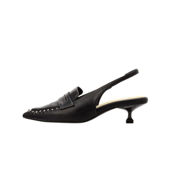 CALNAMUR「バイカラーローファーミュール」|その他|