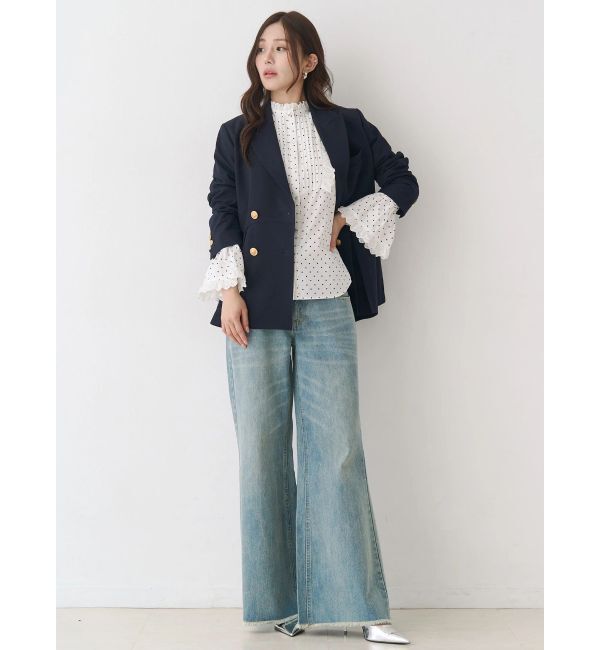 CALNAMUR「ローライズフレアデニムパンツ」|その他|