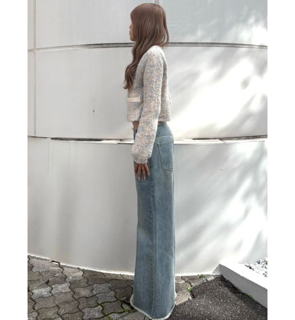 CALNAMUR「ローライズフレアデニムパンツ」|その他|