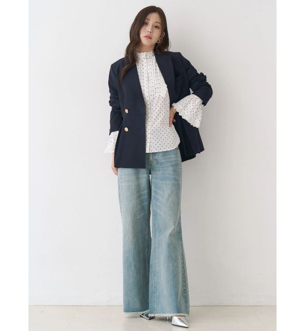 CALNAMUR「ローライズフレアデニムパンツ」|その他|