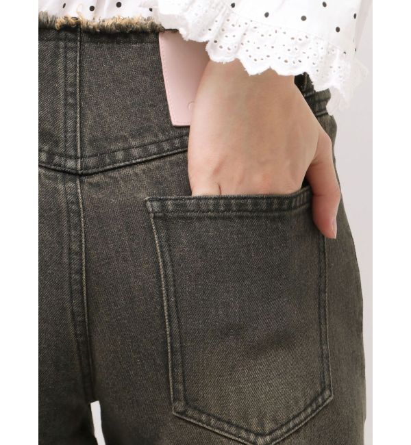 CALNAMUR「ローライズフレアデニムパンツ」|その他|