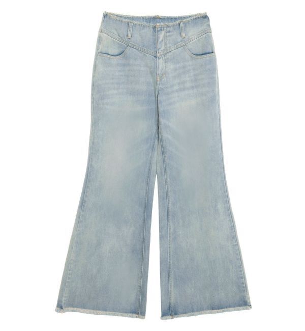 CALNAMUR「ローライズフレアデニムパンツ」|その他|