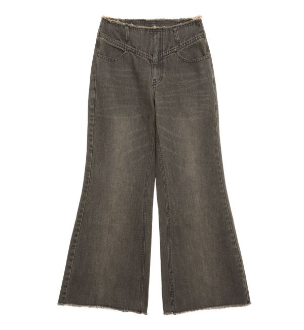 CALNAMUR「ローライズフレアデニムパンツ」|その他|