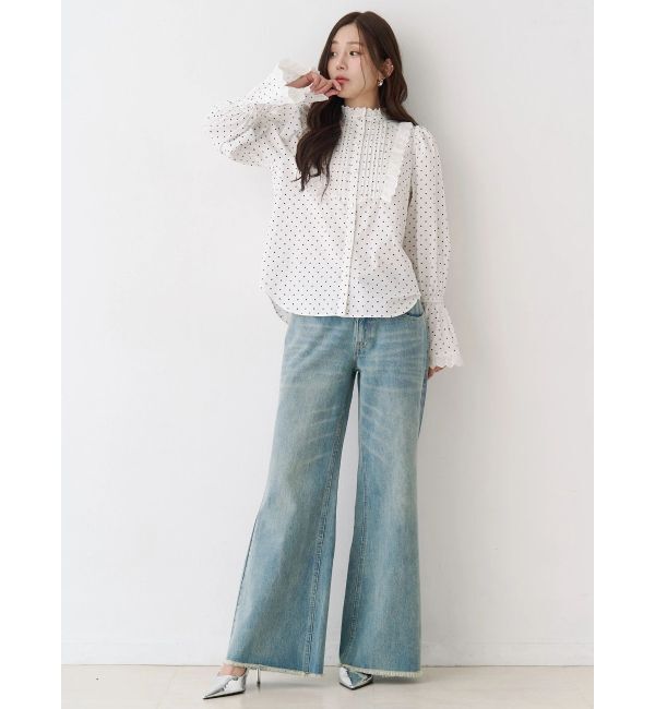 CALNAMUR「ローライズフレアデニムパンツ」|その他|